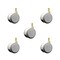 Service Caster 2.375 Inch MRI Safe Casters, 12mm Threaded Stem, Set of 5, 5PK SCC-TS02S60-TPR-GRY-M12X22-MRI-5 - alternate 1